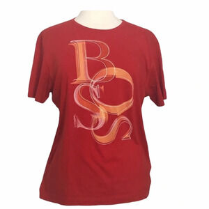 Hugo Boss Red T-shirt Size Medium